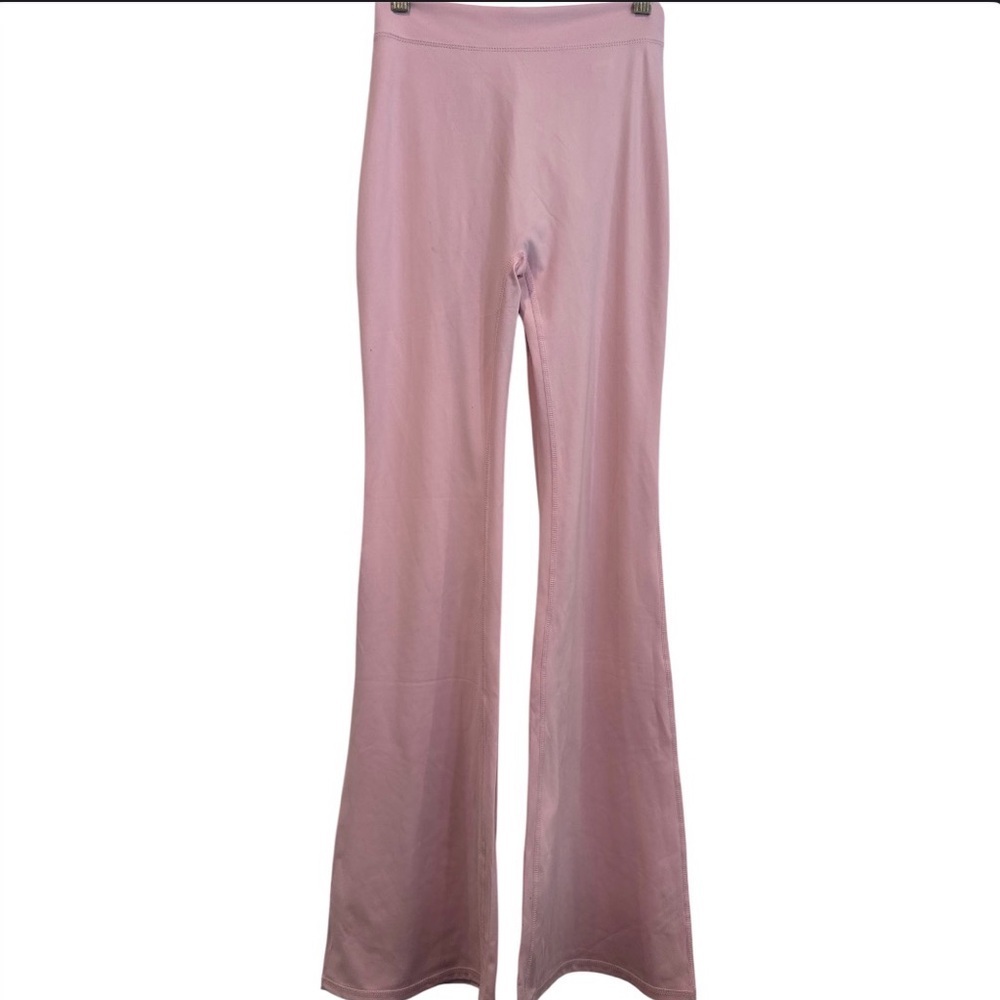 Sommer Ray Pink Cara Butt Ruched Flare Pant Size Medium